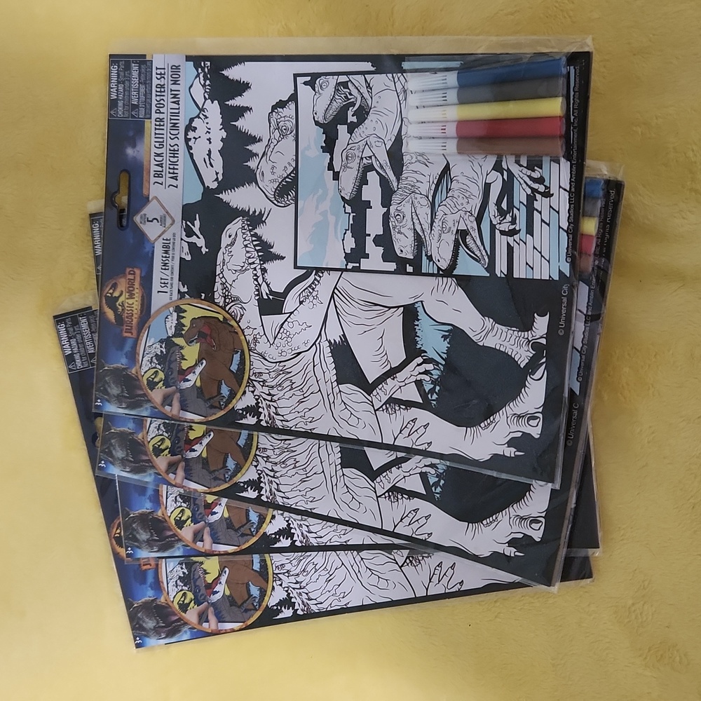 JURASSIC PARK MEDIUM SIZED POSTER BOARDS KITS. - Picture 5 of 8
